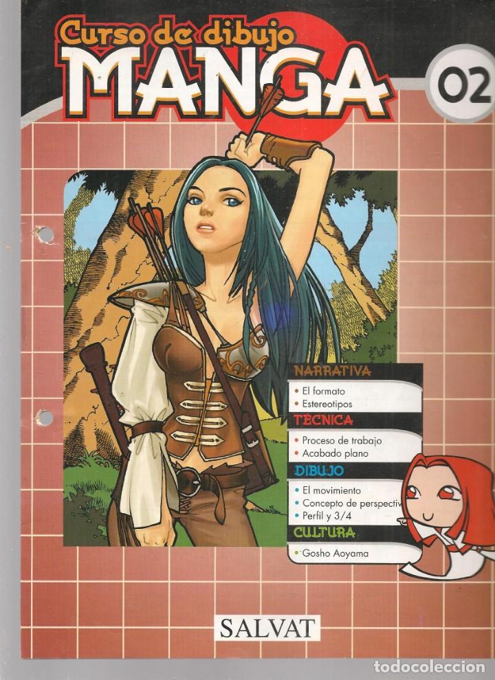 Comics : CURSO DE DIBUJO MANGA. FASC&Iacute;CULO. N&ordm; 02. SALVAT, 2003.(B/42)