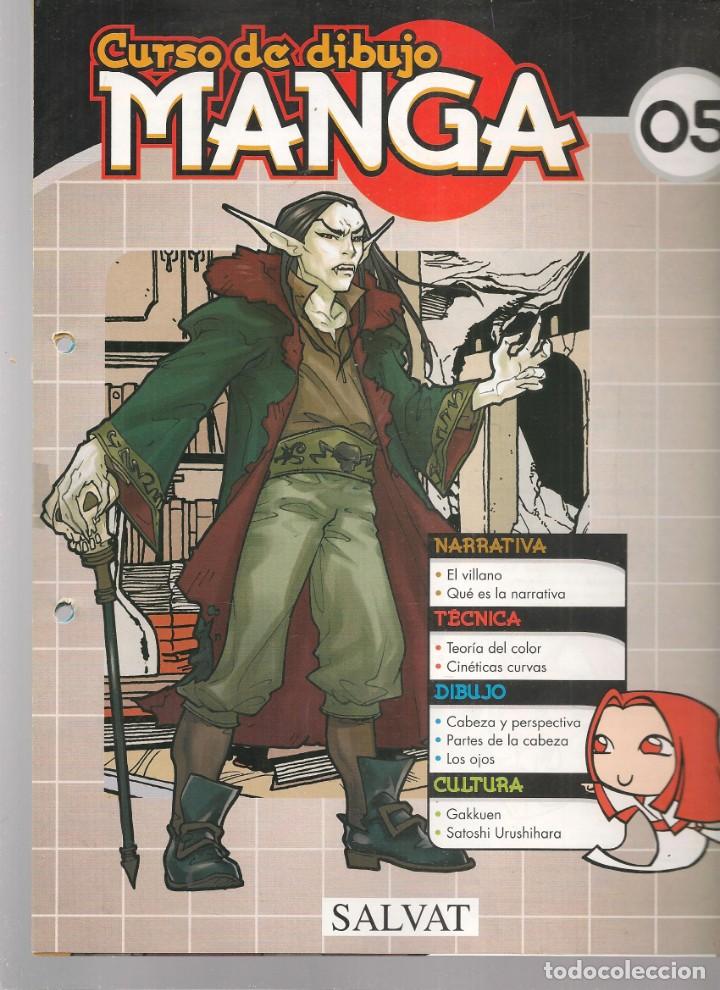 Comics : CURSO DE DIBUJO MANGA. FASC&Iacute;CULO. N&ordm; 05. SALVAT, 2003.(B/42)