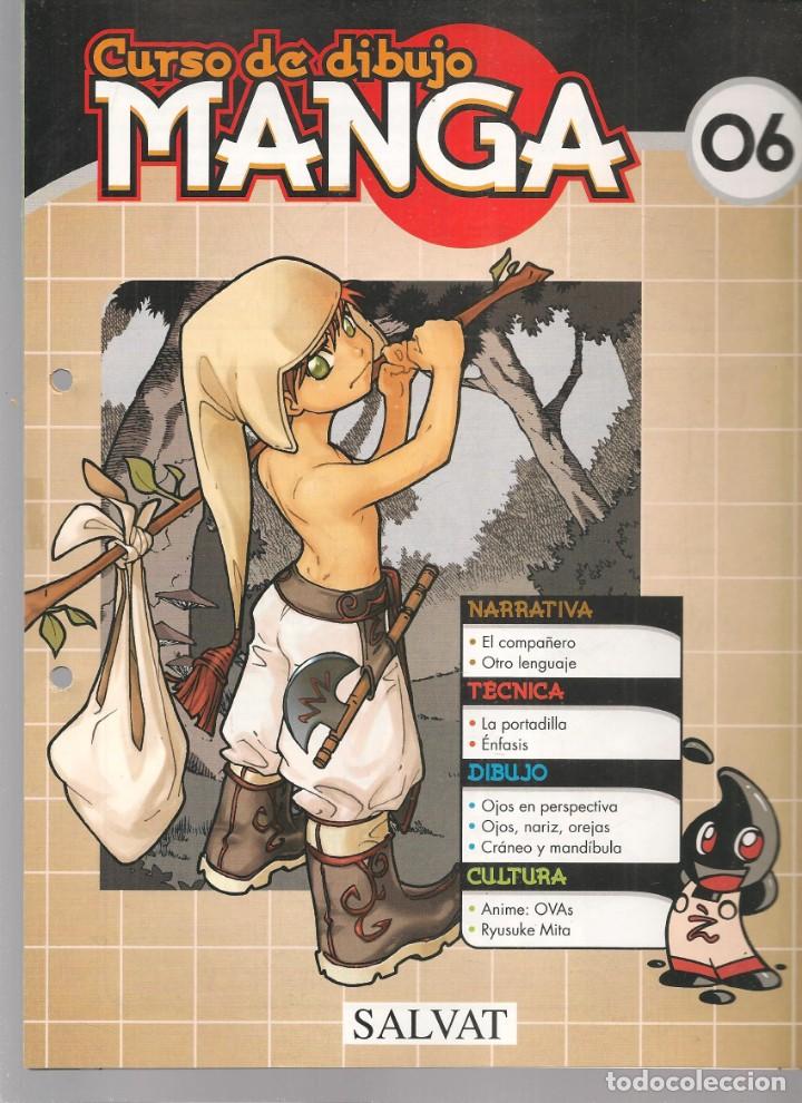 Comics : CURSO DE DIBUJO MANGA. FASC&Iacute;CULO. N&ordm; 06. SALVAT, 2003.(B/42)