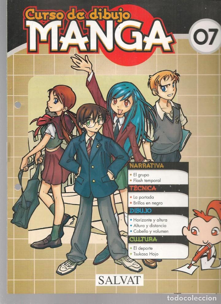 Comics : CURSO DE DIBUJO MANGA. FASC&Iacute;CULO. N&ordm; 07. SALVAT, 2003.(B/42)