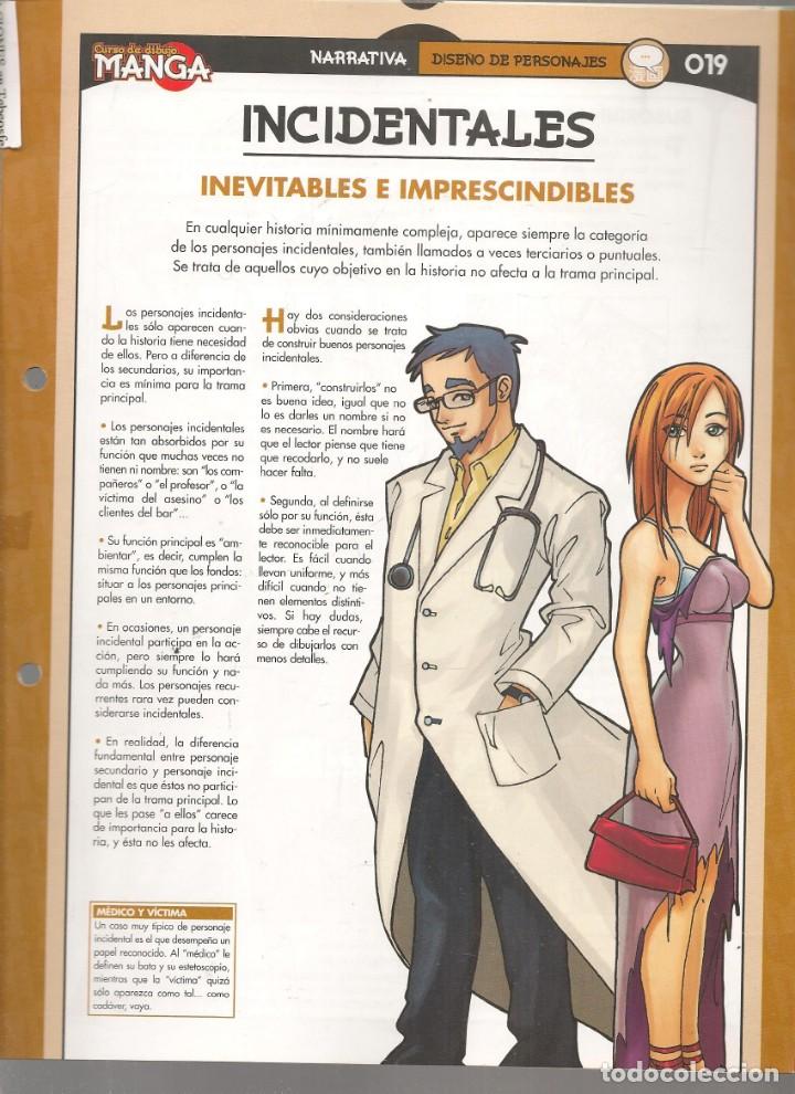 Comics : CURSO DE DIBUJO MANGA. FASC&Iacute;CULO. N&ordm; 019. SALVAT, 2003.(B/42)