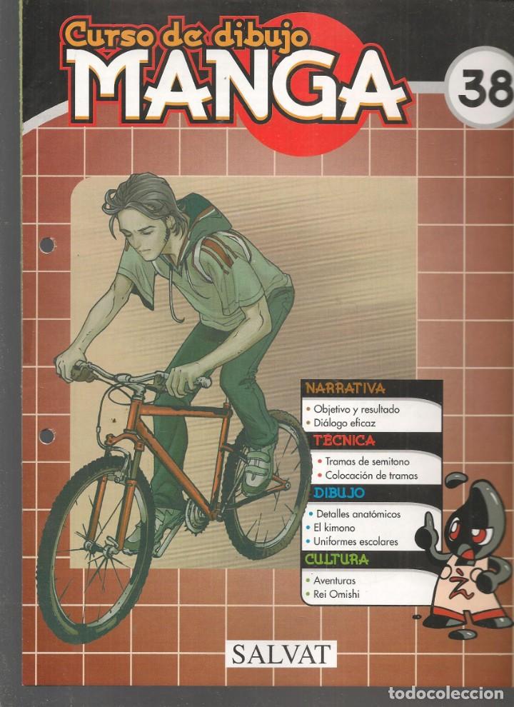 Comics : CURSO DE DIBUJO MANGA. FASC&Iacute;CULO. N&ordm; 38. SALVAT, 2003.(B/42)
