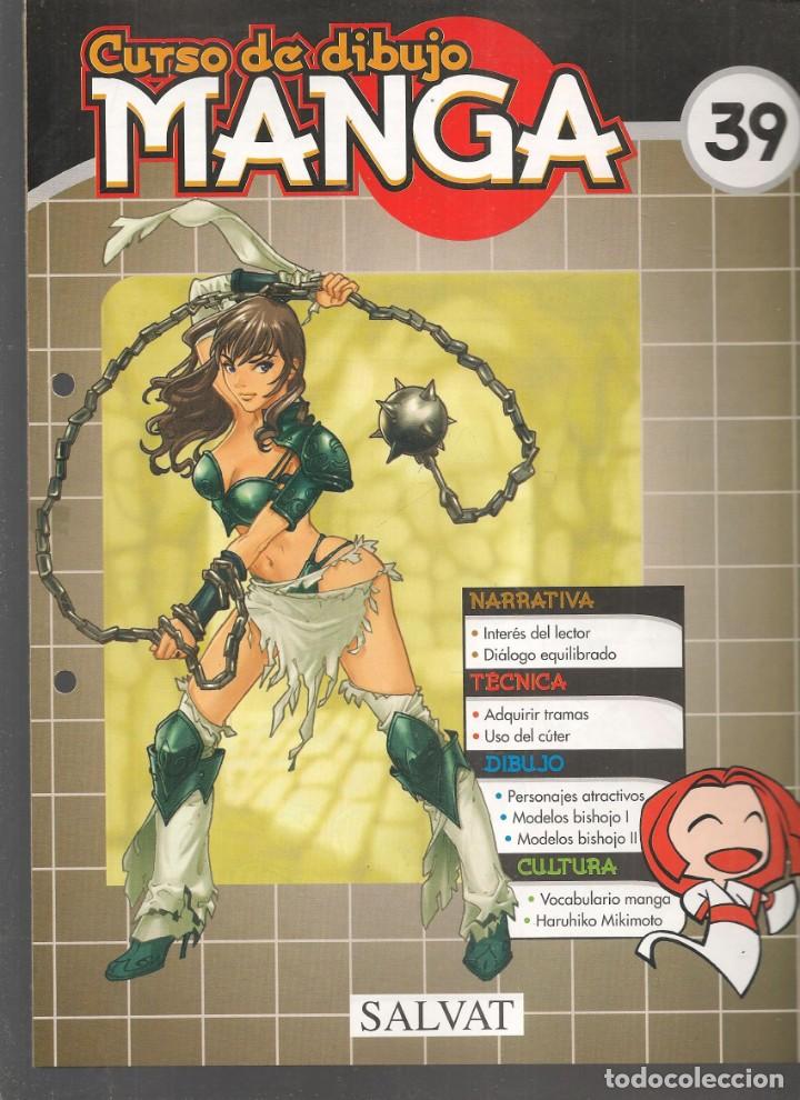 Comics : CURSO DE DIBUJO MANGA. FASC&Iacute;CULO. N&ordm; 39. SALVAT, 2003.(B/42)