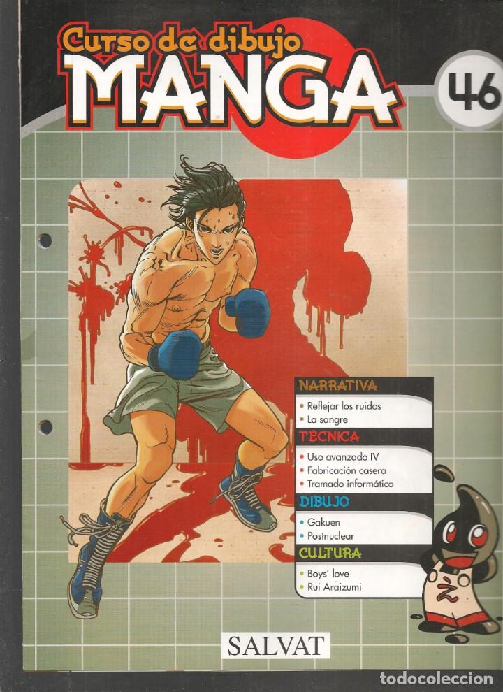 Comics : CURSO DE DIBUJO MANGA. FASC&Iacute;CULO. N&ordm; 46. SALVAT, 2003.(B/42)