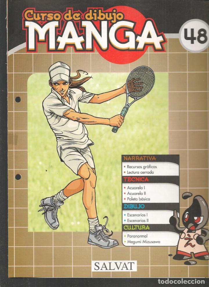 Comics : CURSO DE DIBUJO MANGA. FASC&Iacute;CULO. N&ordm; 48. SALVAT, 2003.(B/42)