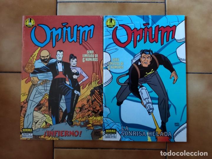 C&oacute;mics: OPIUM N&ordm; 1 Y 2 - DANIEL TORRES - LA SONRISA HELADA - NORMA EDITORIAL - Foto 1