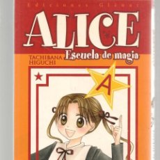 Comics : ALICE, ESCUELA DE MAGIA. Nº 1. TACHIBANA HIGUCHI. GLÉNAT / MANGA. (ST/MG1).. Lote 338467588