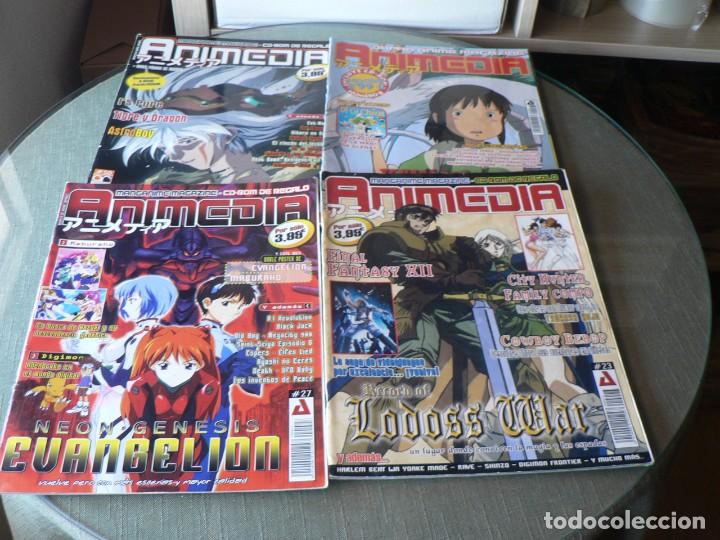 C&oacute;mics: LOTE DE REVISTA ANIMEDIA CON 4 EJEMPLARES - Foto 1