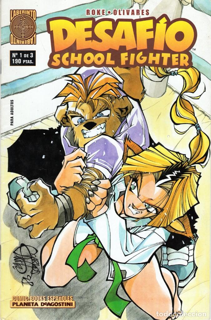 C&oacute;mics: DESAFIO SCHOOL FIGHTER N&ordm; 1 - PLANETA - BUEN ESTADO