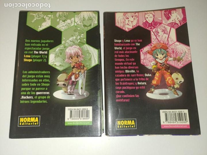C&oacute;mics: .HACK LOTE TOMOS 1 Y 2, DE NORMA REI IZUMI - Foto 2