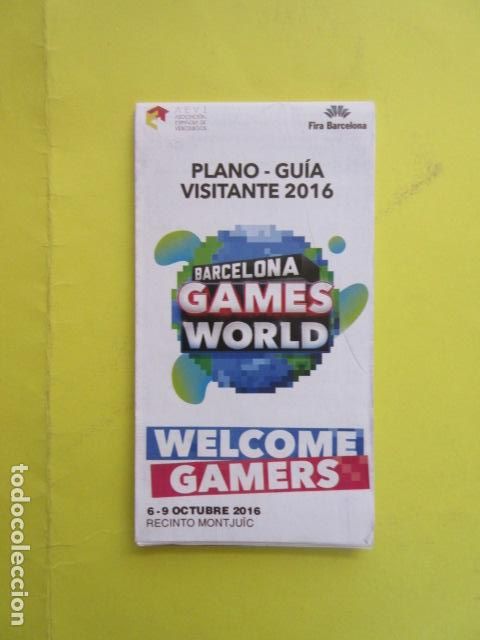 Comics : GAMES WORLD 2016 - CATALOGO REVISTA FOLLETO GUIA DESPLEGABLE