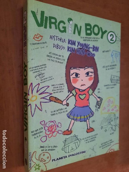 C&oacute;mics: VIRGIN BOY 2. KIM YOUNG-BIN. KIM HUN WOD. MANGA. R&Uacute;STICA. BUEN ESTADO