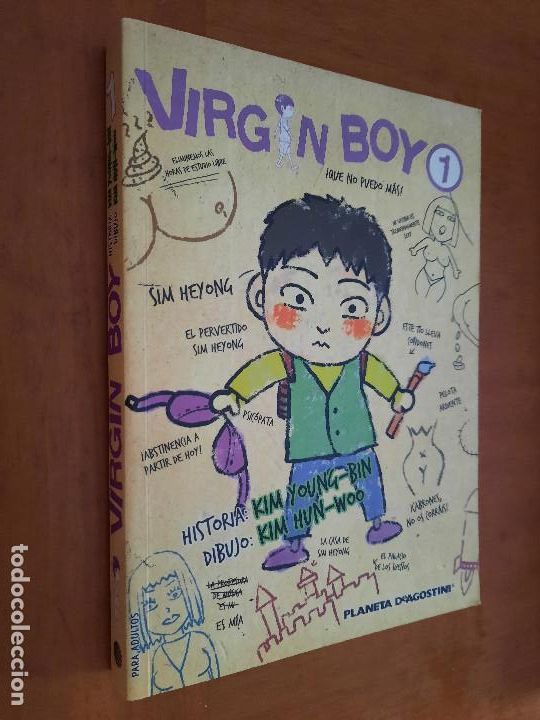 C&oacute;mics: VIRGIN BOY 1. KIM YOUNG-BIN. KIM HUN WOO. MANGA. R&Uacute;STICA. BUEN ESTADO