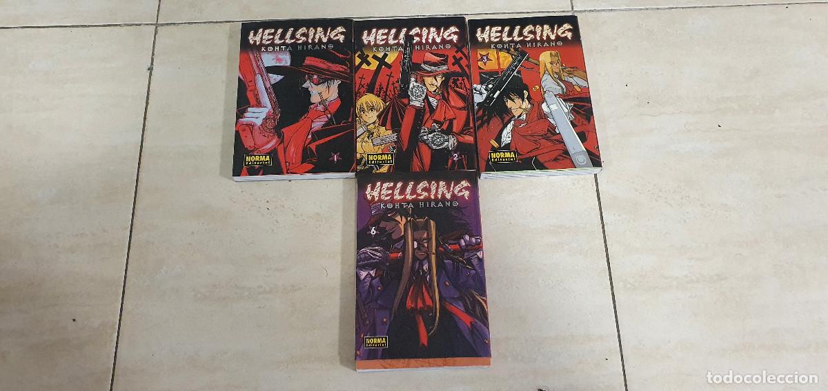 C&oacute;mics: HELLSING LOTE DEL 1 AL 3 Y EL 6. 4 TOMOS. MANGA NORMA EDITORIAL - Foto 1