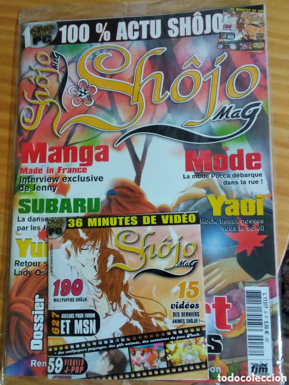 Comics: Shojo mag revista manga DVD regalo incluido