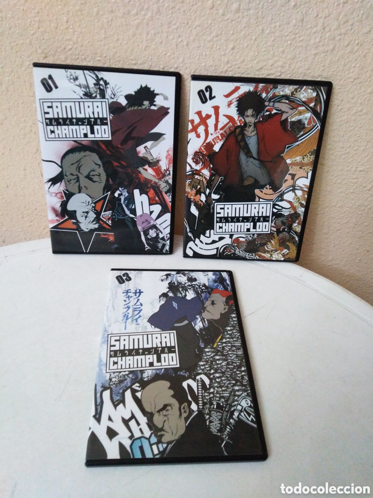 Comics : Lote de 6 DVD SAMURAI CHAMPLOO ( 1,2 Y 3 dobles cada uno )