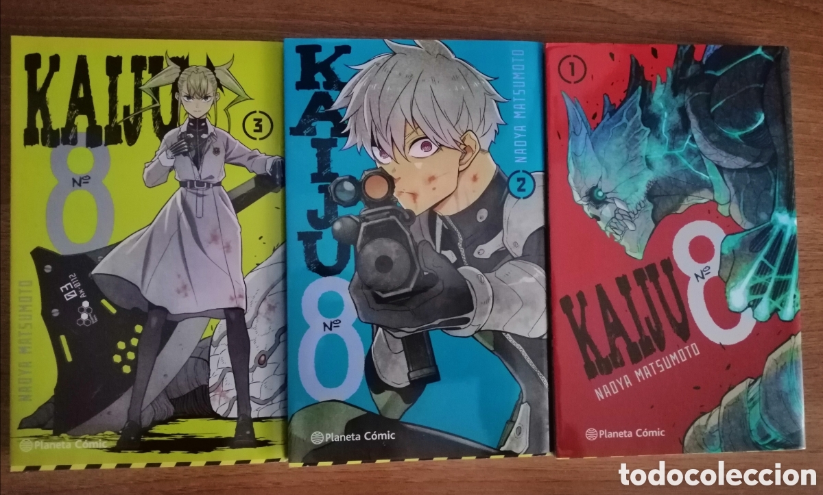 Comics: Kaiju n&deg;8, 1 al 3 manga