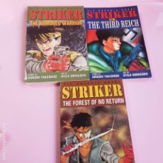 Cómics: LOTE 3 MANGA/COMICS-STRIKER-HIROSHI TAKASHIGE-1998/9-COLECCIONISTAS.. Lote 389295734