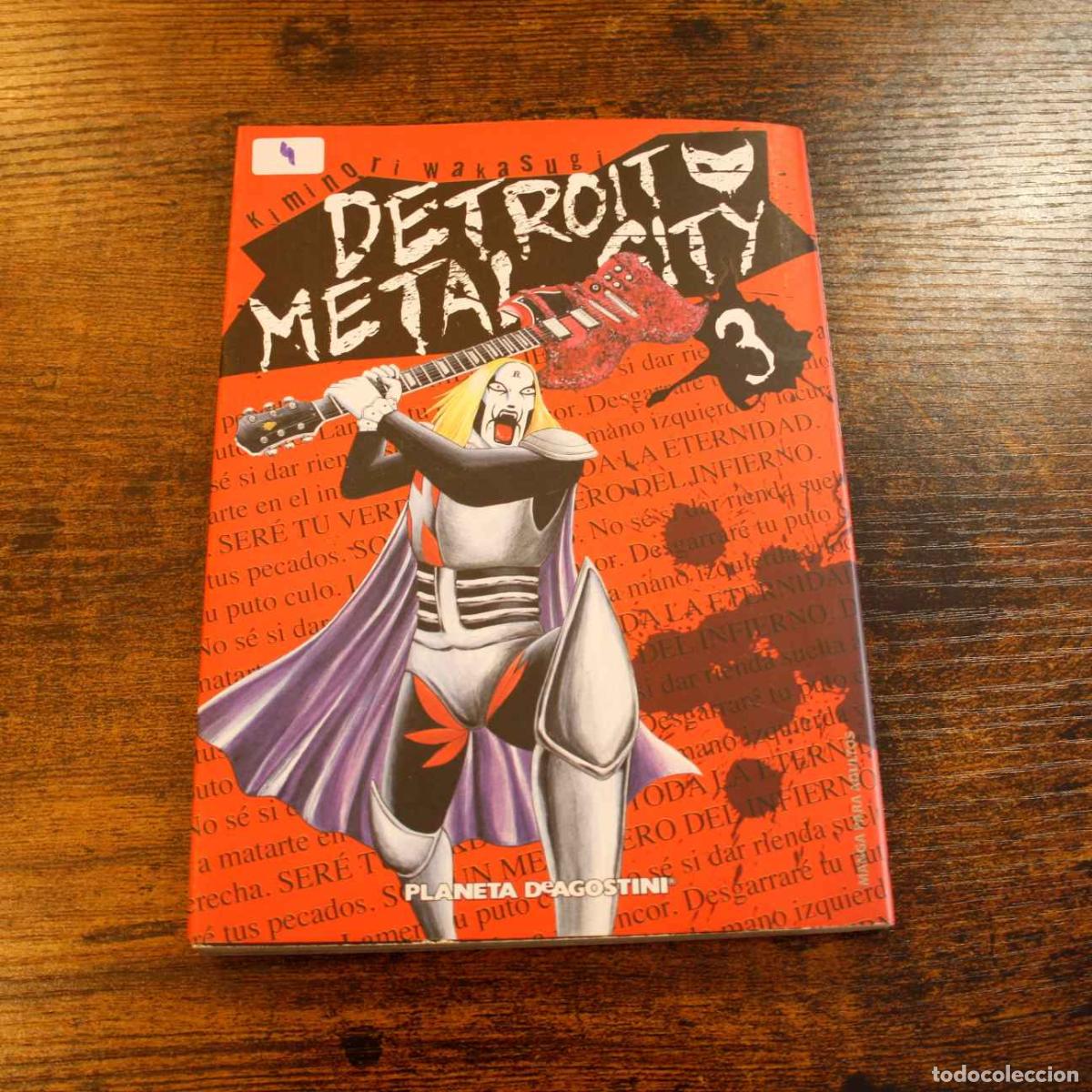 Comics: Detroit Metal City. 03. Kiminori Wakasugi - Manga Segunda Mano
