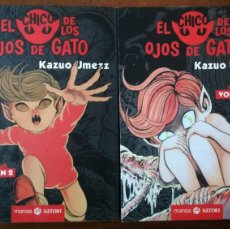Cómics: EL CHICO DE LOS OJOS DE GATO 1 Y 2 (COLECCIÓN COMPLETA) KAZUO UMEZZ