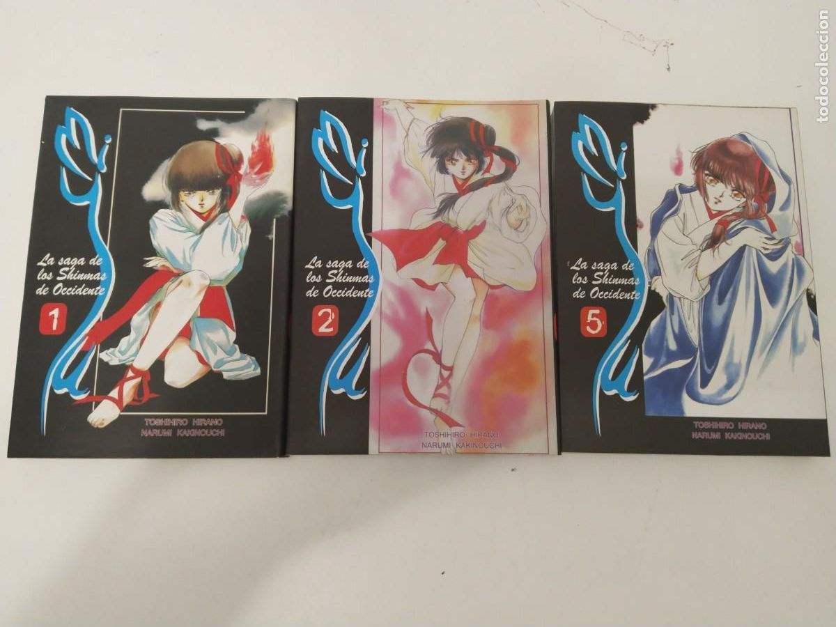 Comics: MIYU, LA SAGA DE LOS SHINMAS DE OCCIDENTE, LOTE TOMOS 1, 2 Y 5, MANGALINE