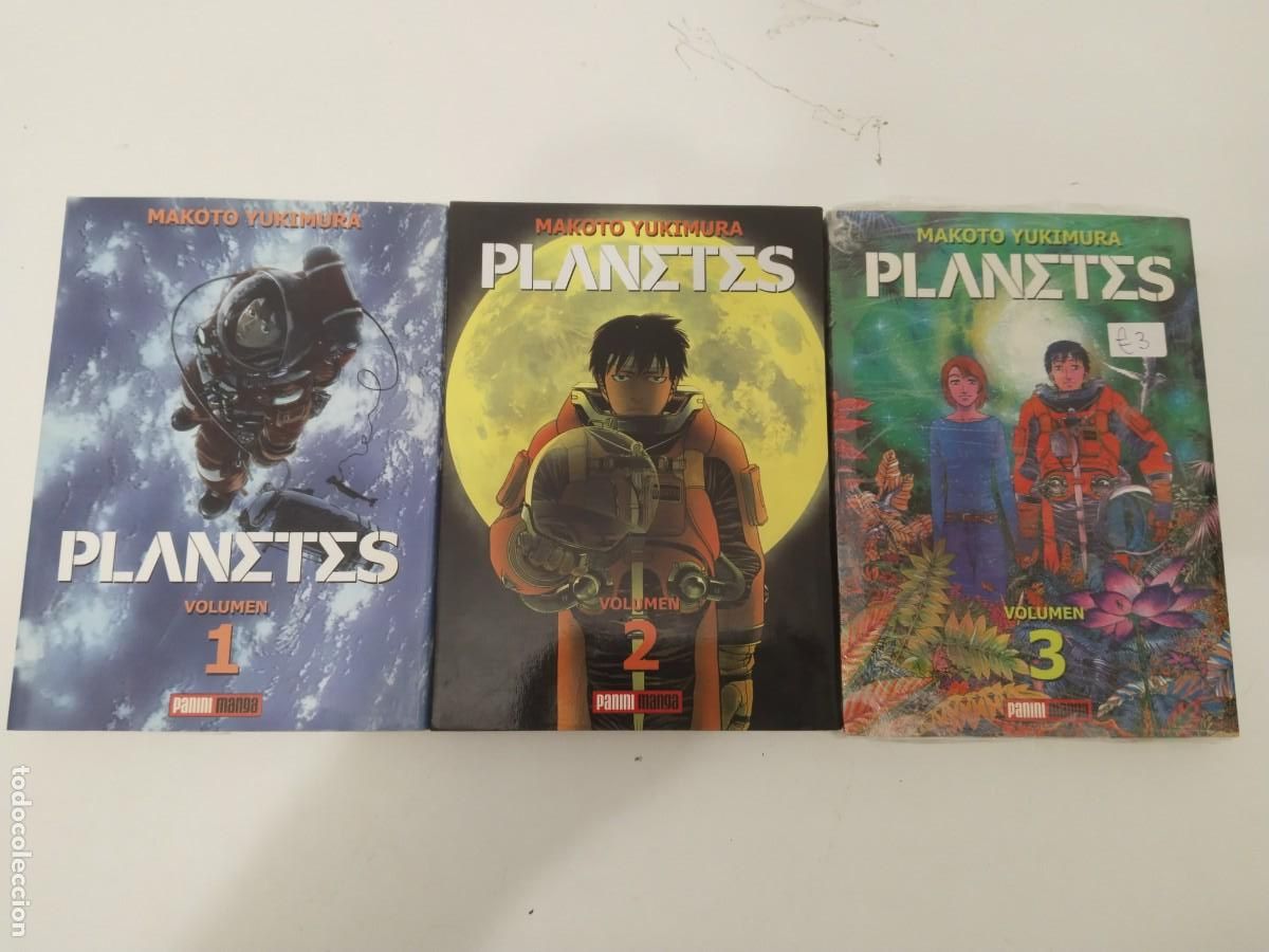 Comics: PLANETES, LOTE TOMOS 1, 2 Y 3, MAKOTO YUKIMURA, DE PANINI MANGA