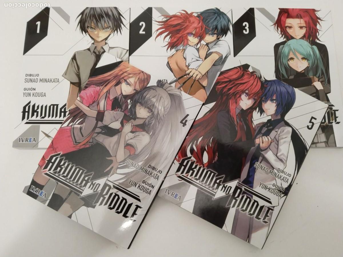 C&oacute;mics: AKUMA NO RIDDLE, COMPLETA EN 5 TOMOS, DE IVREA - Foto 1