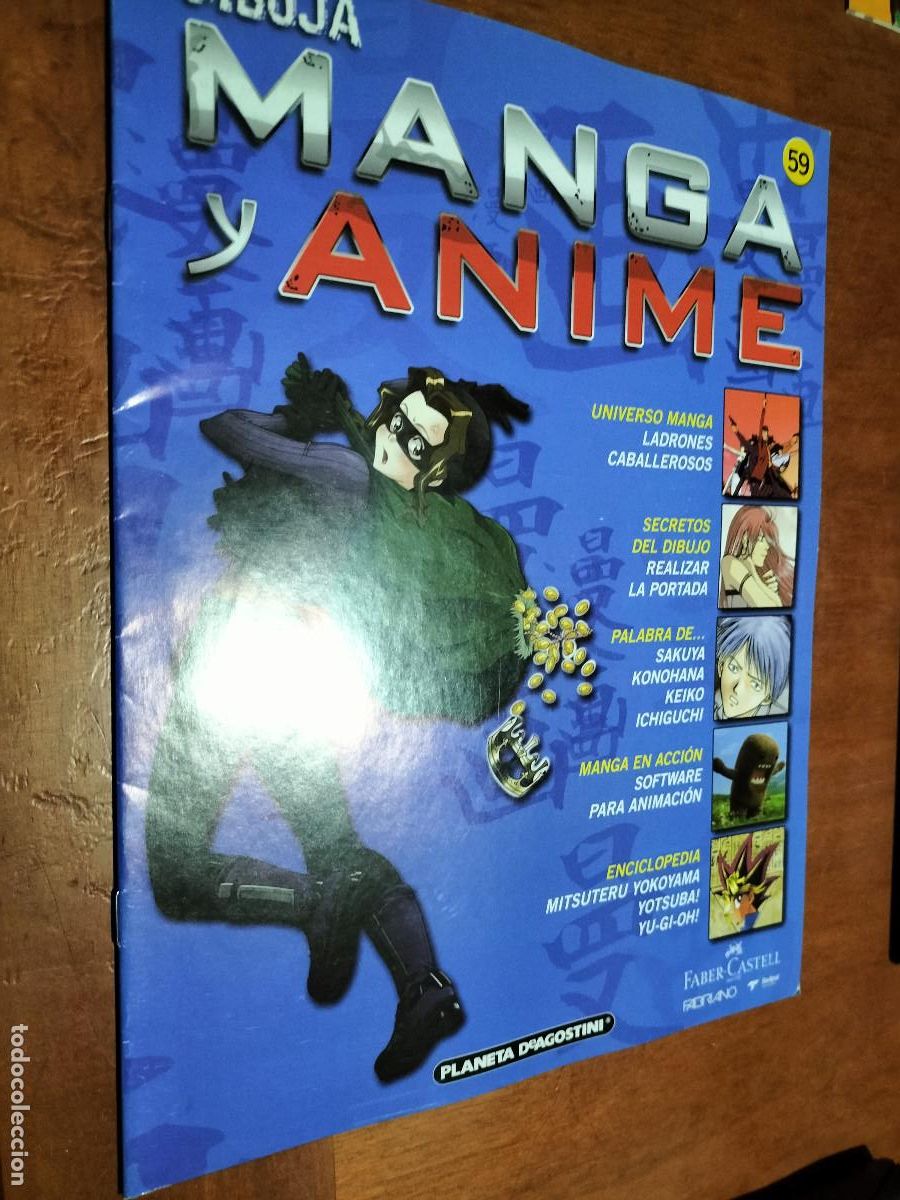 Comics: 59 DIBUJA MANGA Y ANIME. FAS&Iacute;CULO. GRAPA. BUEN ESTADO. PLANETA DEAGOSTINI