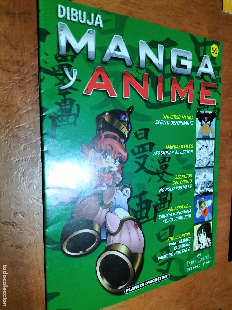 Comics: 56 DIBUJA MANGA Y ANIME. FAS&Iacute;CULO. GRAPA. BUEN ESTADO. PLANETA DEAGOSTINI