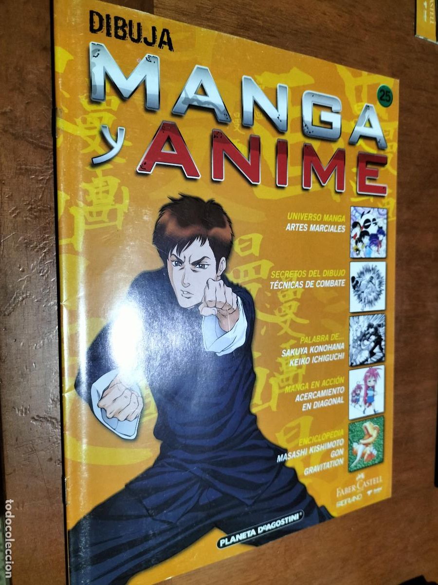 Comics: 25 DIBUJA MANGA Y ANIME. FAS&Iacute;CULO. GRAPA. BUEN ESTADO. PLANETA DEAGOSTINI