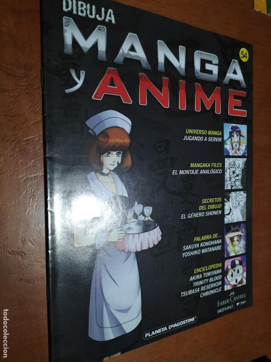 Comics: 54 DIBUJA MANGA Y ANIME. FAS&Iacute;CULO. GRAPA. BUEN ESTADO. PLANETA DEAGOSTINI