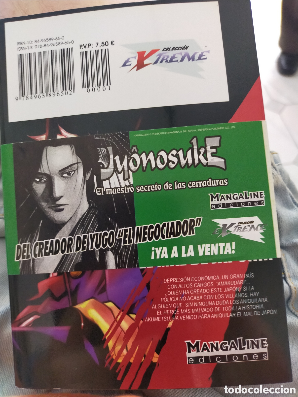 C&oacute;mics: AKUMETSU 1 MANGA VOLUMEN COMO NUEVO - Foto 2