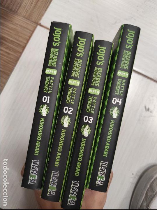 C&oacute;mics: Jojo's Bizarre Adventure Part ii Battle Tendency Completa - Ivrea - 4 numeros - Araki
