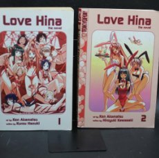 Cómics: LOVE HINA THE NOVEL VOL 1 AKAMATSU & HAZUKI VOL 2 AKAMATSU & KAWASAKI TOKYOPOP 2006 EN INGLES
