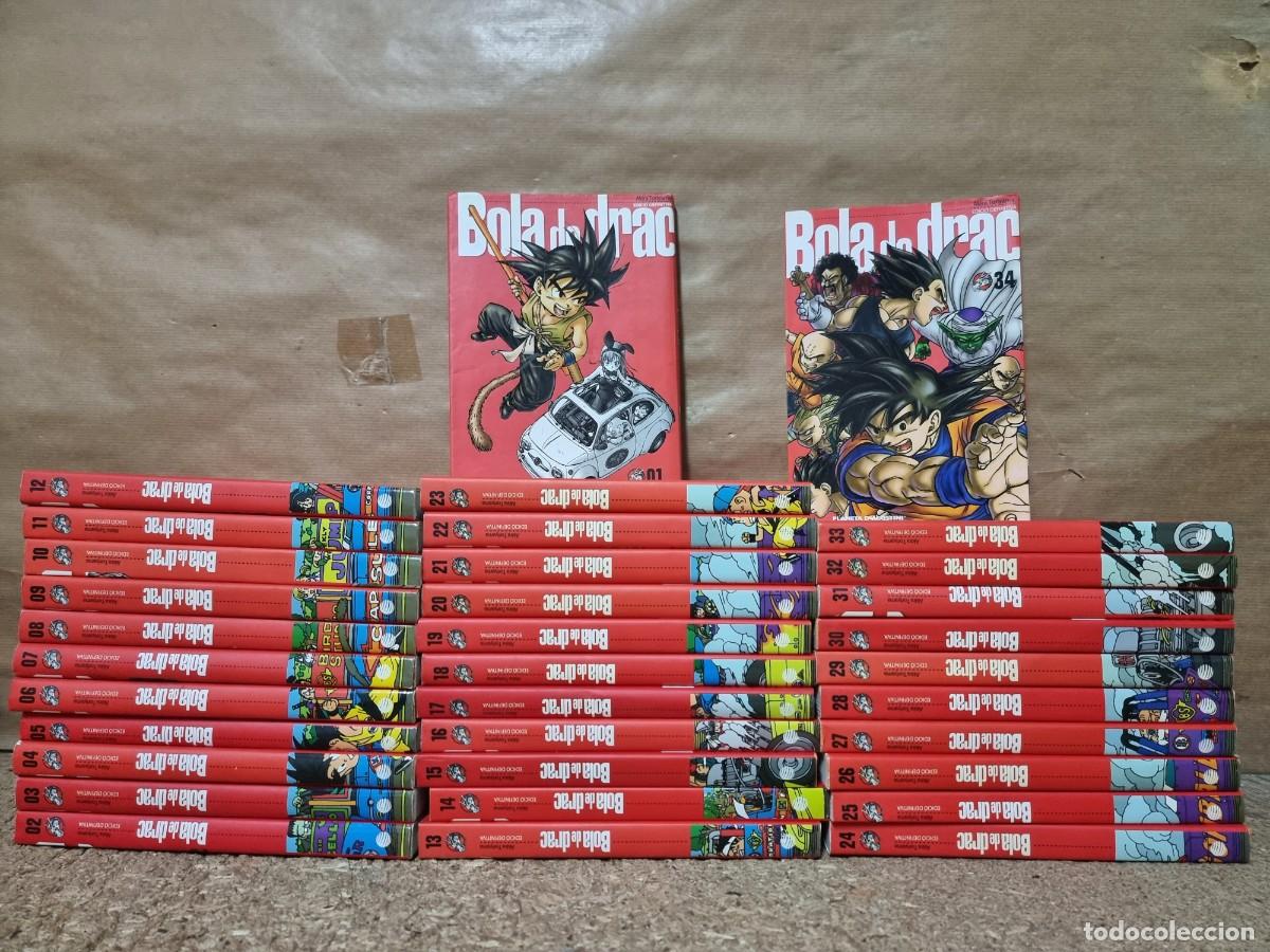 Comics: Dragon Ball.Bola de Drac.Edicio Definitiva.Completa 34 Tomos.Planeta en catalan