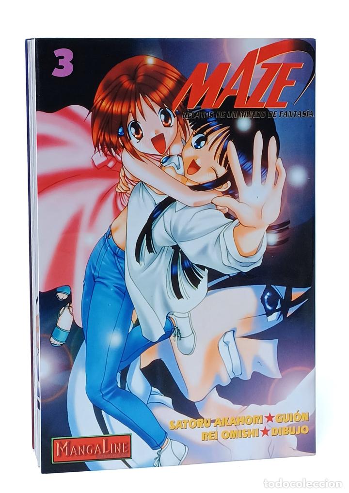 Comics: AKAHORI (Satoru) y OMISHI (Rei).- Maze. Relatos de un mundo de fantas&iacute;a. Volumen 3. MangaLine, 2002