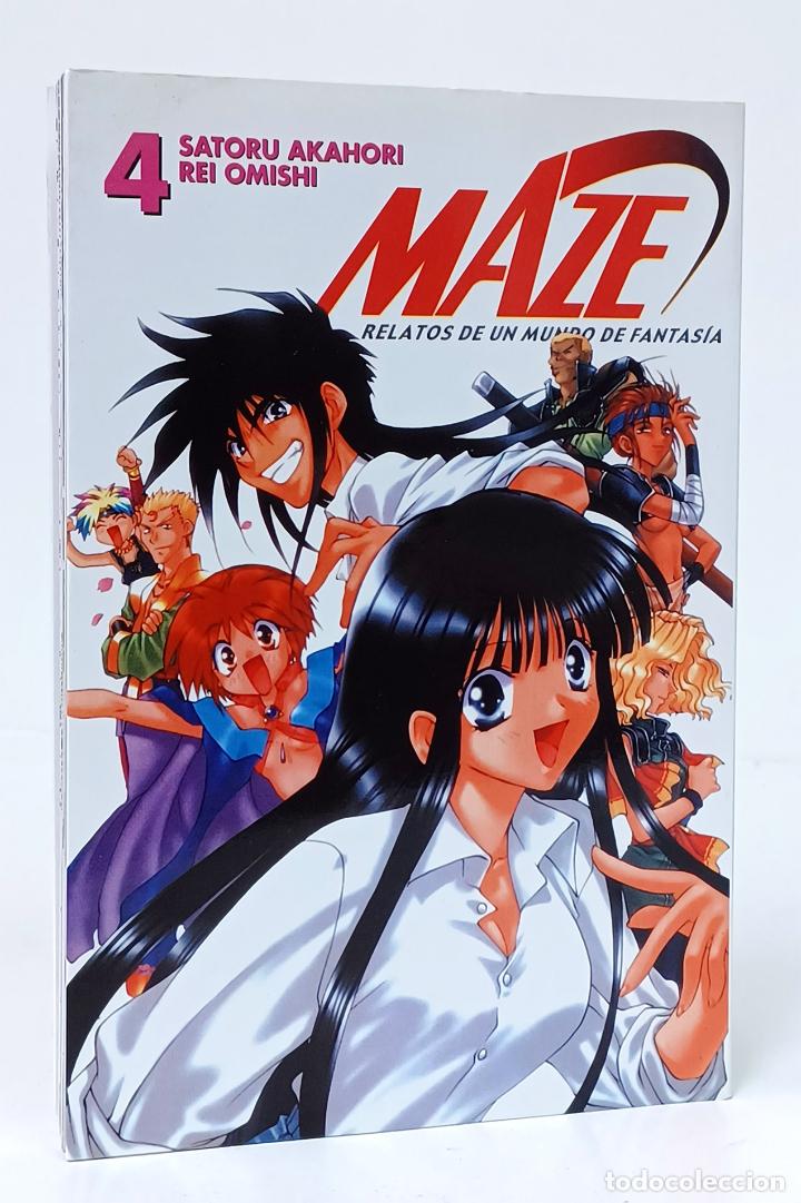 Comics: Satoru AKAHORI, Rei OMISHI.- Maze. Relatos de un mundo de fantas&iacute;a, 4. Otakuland, Edic. Manga, 2003