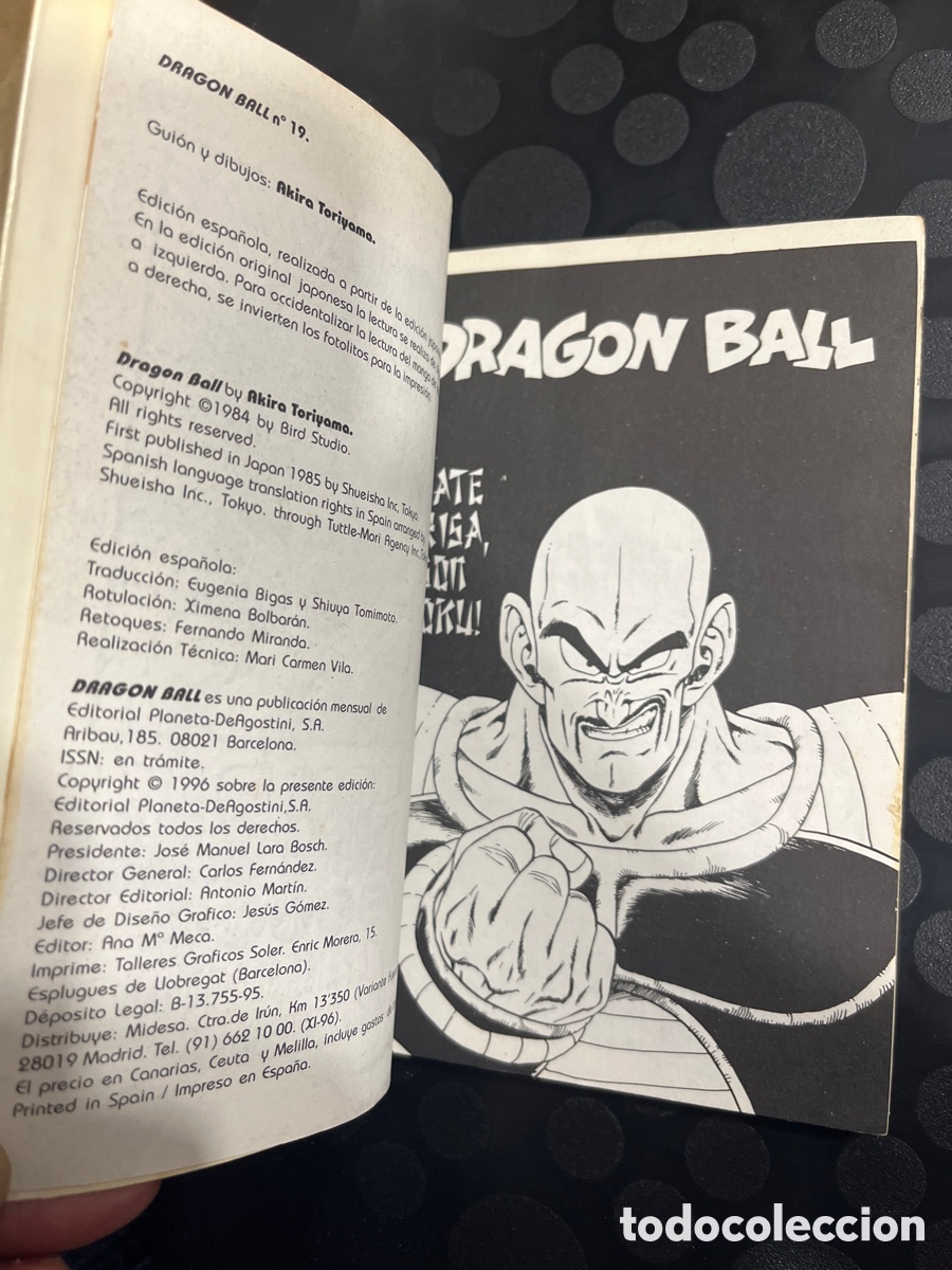 C&oacute;mics: DRAGON BALL N.19 de AKIRA TORIYAMA Ed PLANETA ( 1995/1998 ) - Foto 4