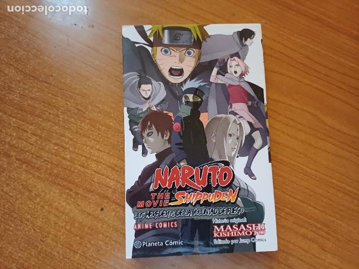 NARUTO SHIPPUDEN ANIME COMIC LOS HEREDEROS DE LA VOLUNTAD DE FUEGO