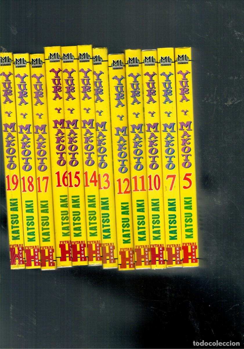 Comics: YURA Y MAKOTO. 12 N&Uacute;MEROS: 5,7,10,11,12,13,14,15,16,17,18,19. MANGALINE. MANGA PARA ADULTOS.