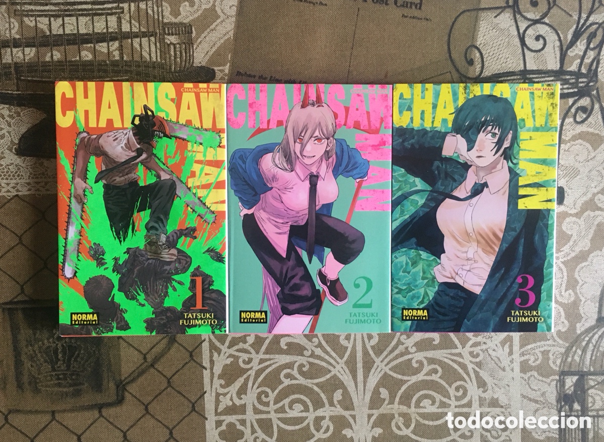 chainsaw man (3 tomos) - Compra venta en todocoleccion