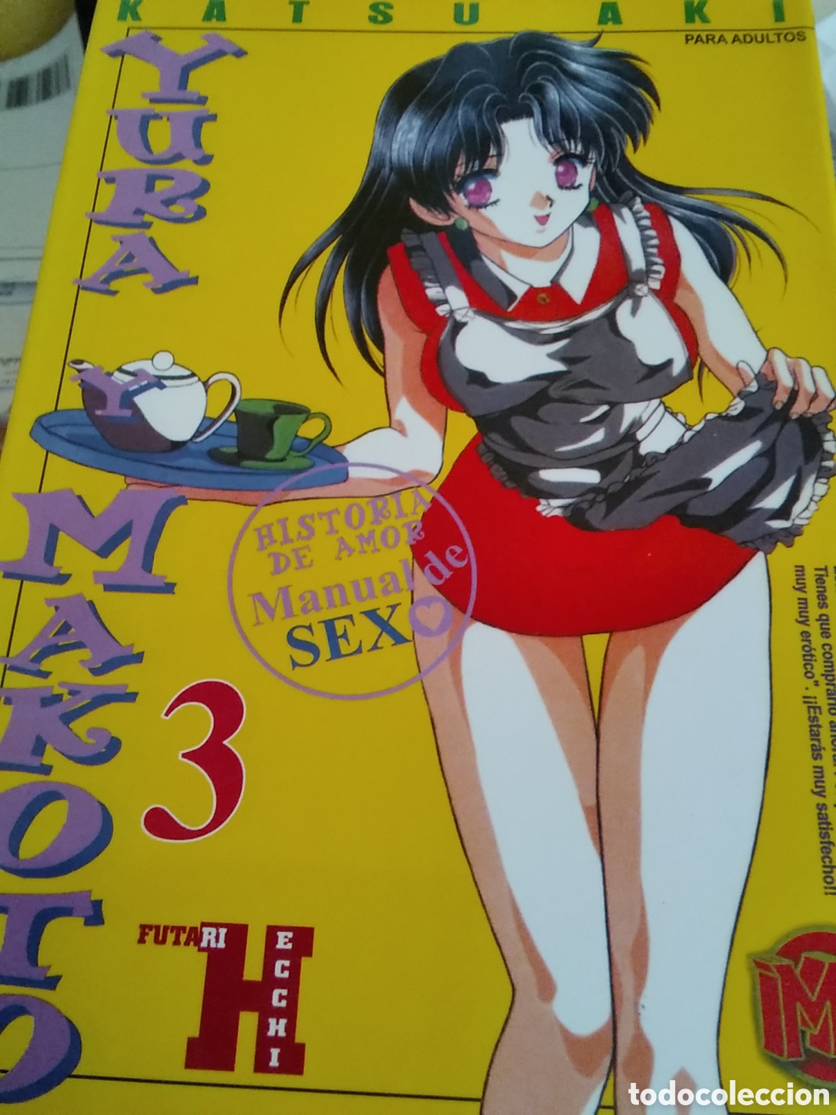 Comics : Yuri y makoto c&oacute;mic manga de katsu aki n&uacute;mero 3 a&ntilde;o 2002 edita manga line