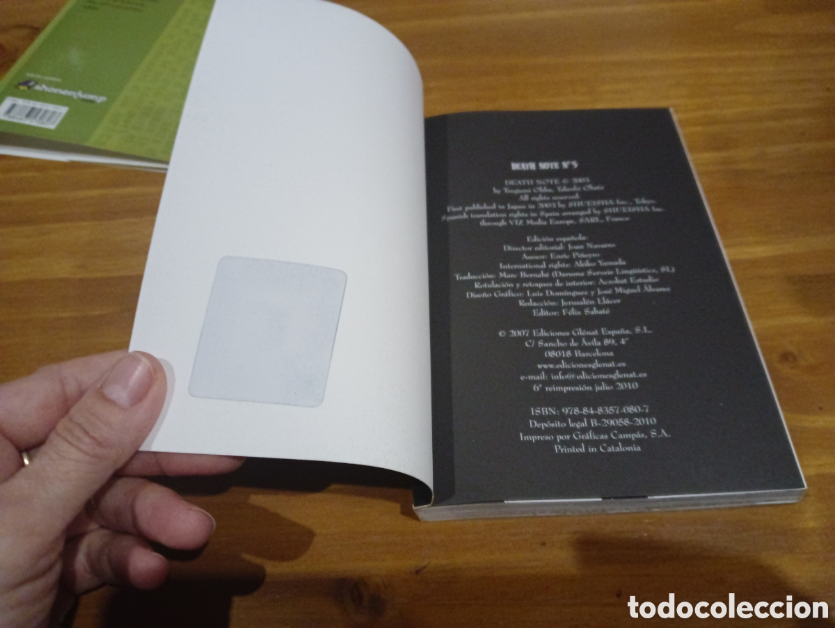 C&oacute;mics: DEATH NOTE tomo 5. Glenat - Foto 3