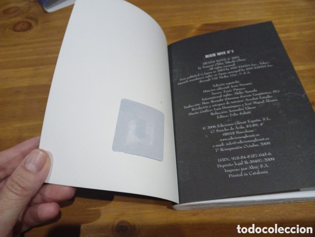 C&oacute;mics: DEATH NOTE tomo 3 Glenat - Foto 3
