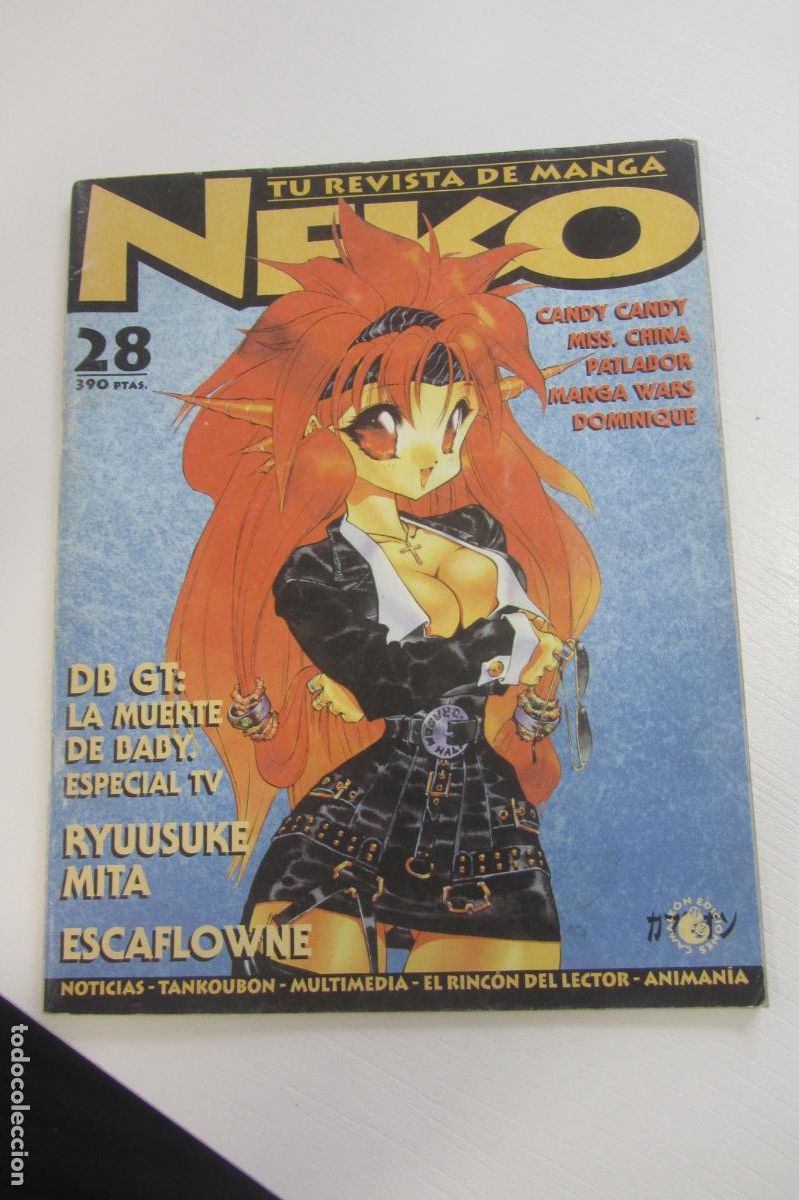 C&oacute;mics: Revista Neko n&ordm; 28 abr 97 DB GT la muerte de Baby, Ryussuke Mita, Escaflowne ARX29