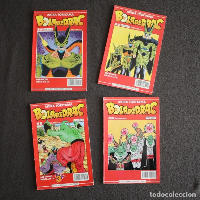 Comics: LOTE 4 COMICS DRAGON BALL AKIRA TORIYAMA SERIE VERMELLA EN CATALA PLANETA DEAGOSTINI 15 18 49 56