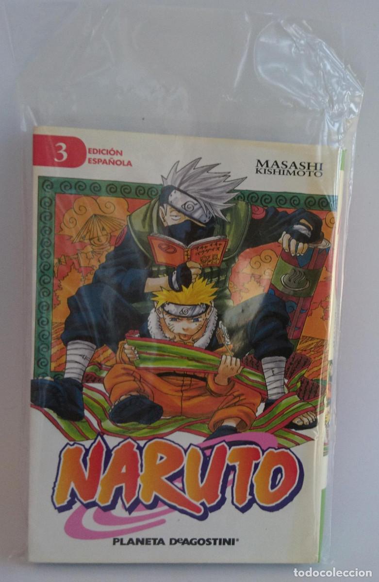 C&oacute;mics: NARUTO DE PLANETA DEAGOSTINI TOMO 3 VERSION ESPA&Ntilde;OLA CON SOBRE DE PLASTICO - Foto 1