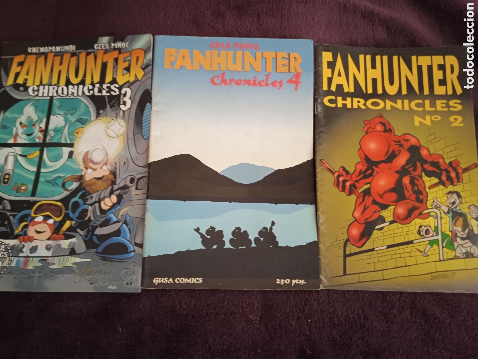 Comics: FANHUNTER CHRONICLES N&ordm; 2, 3, 4 CELS PI&Ntilde;OL -ED. NORMA