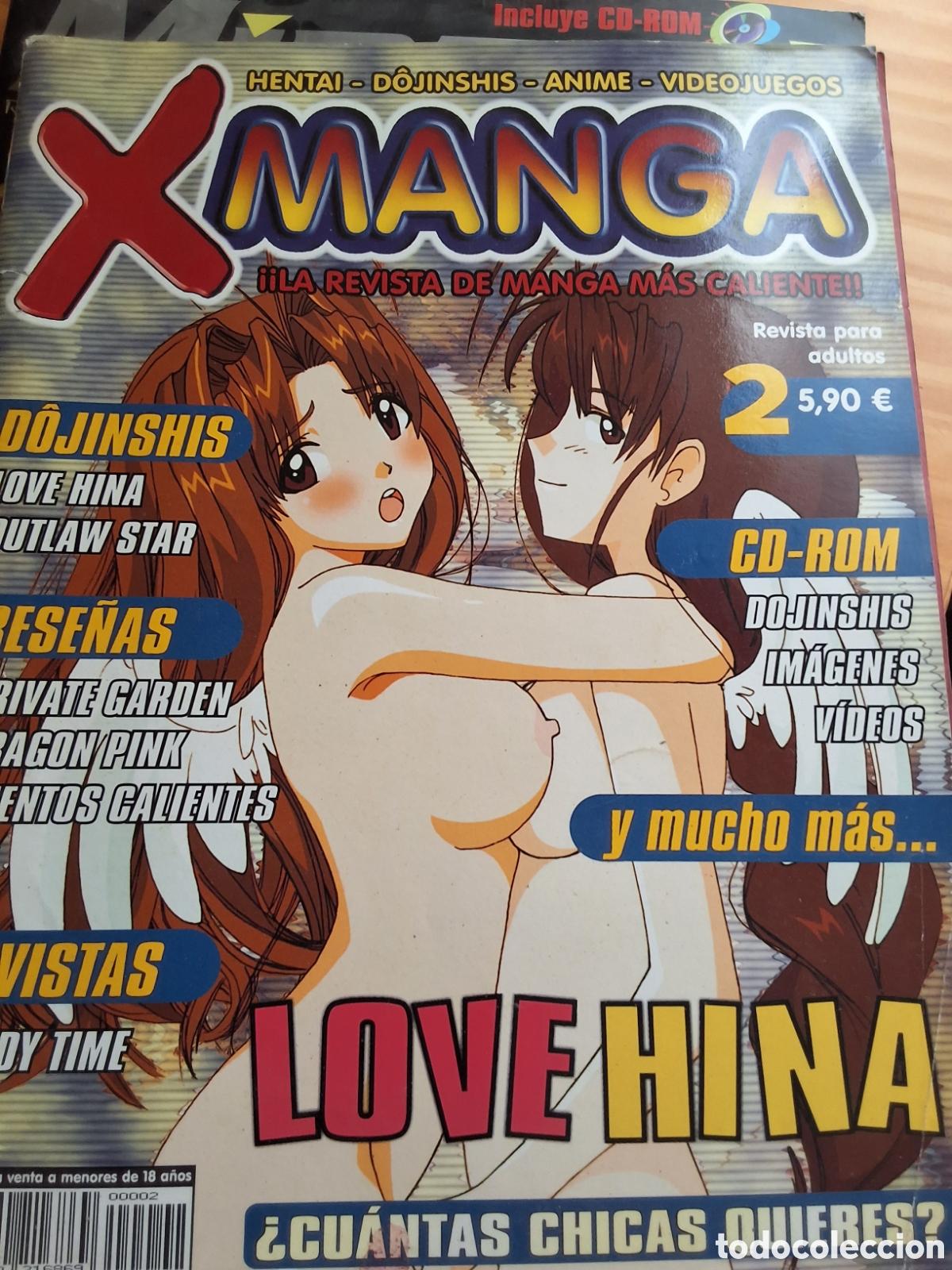 Fumetti: X manga comic manga para adultos n&uacute;mero 2 a&ntilde;o 2002