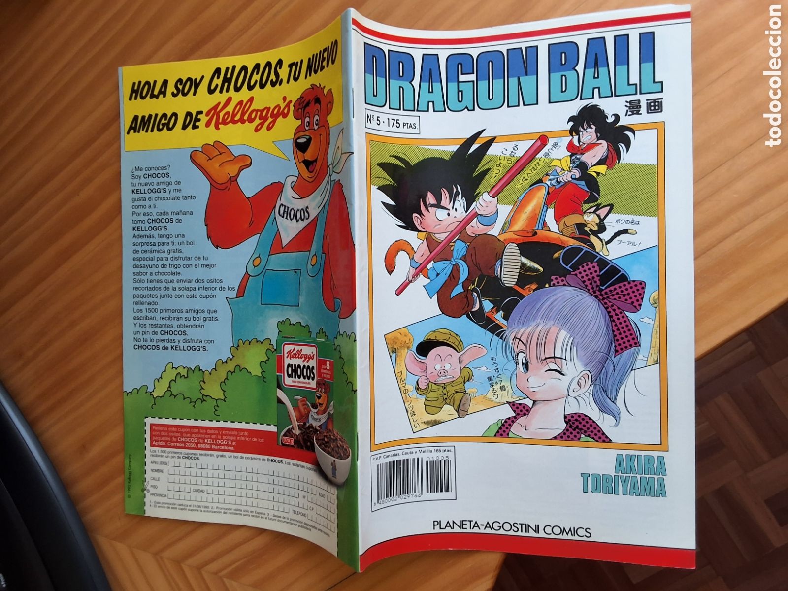 Fumetti: Dragon ball grapa blanco comic semanal n&uacute;mero 5 a&ntilde;o 1992 junio edita planeta